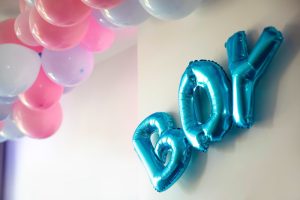 Gender reveal baloni